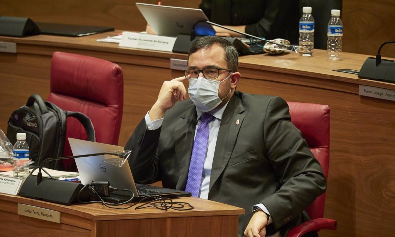 El vicepresidente primero del Gobierno de Navarra, Javier Remírez